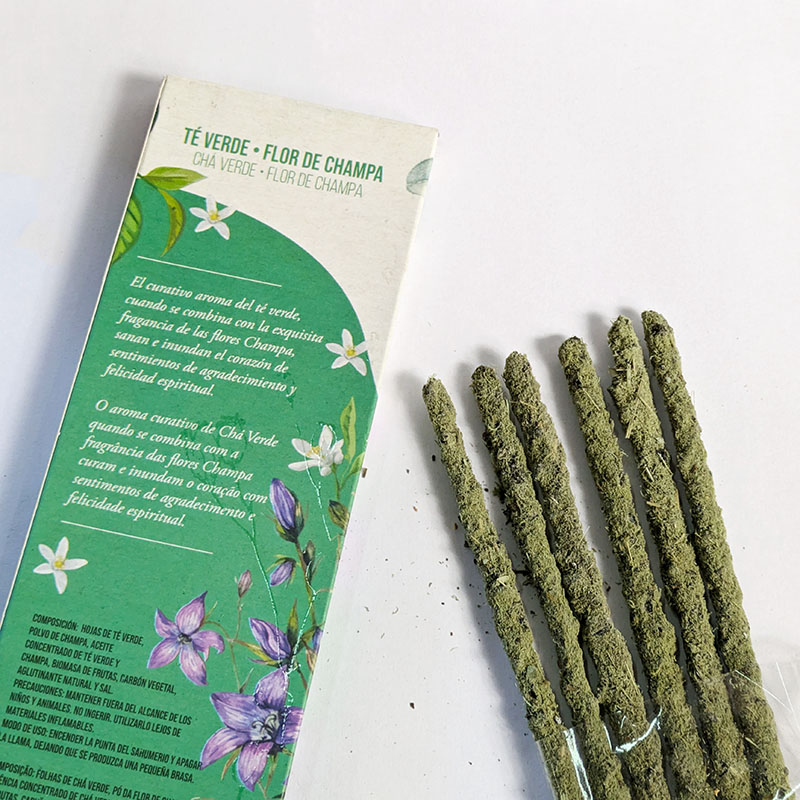Incienso Té Verde Botánico Sagrada Madre 2 Incienso Té Verde Botánico Sagrada Madre - Imagen 2