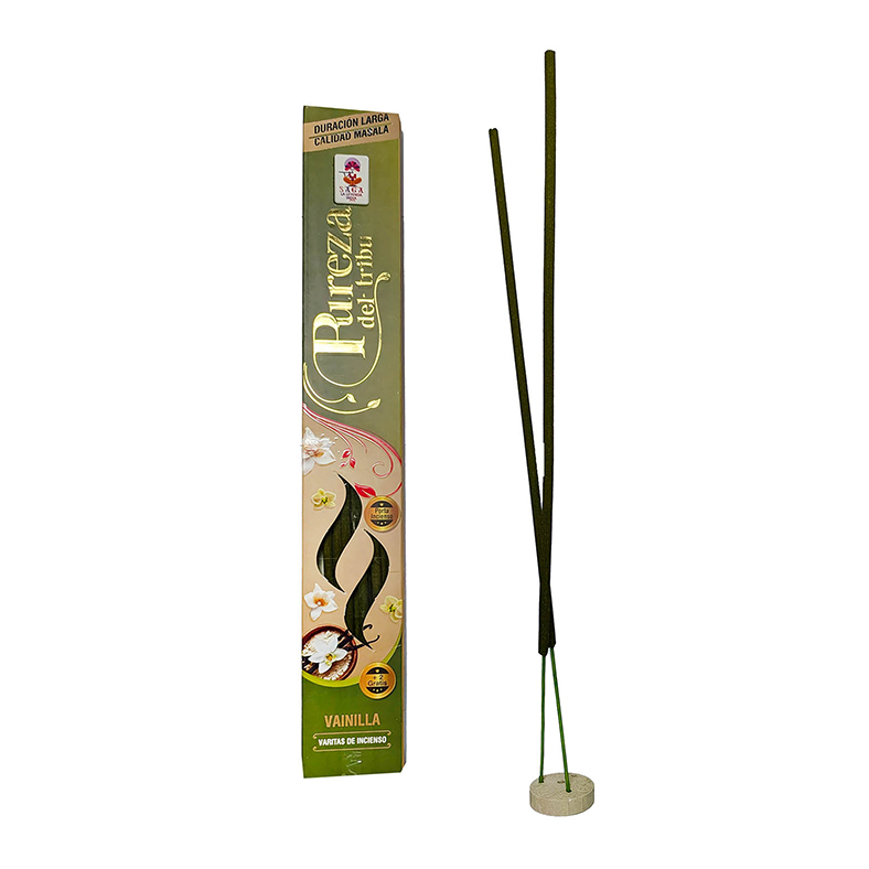 Incienso Jumbo Vainilla SAGA + Porta incienso 1 Incienso Jumbo Vainilla SAGA + Porta incienso
