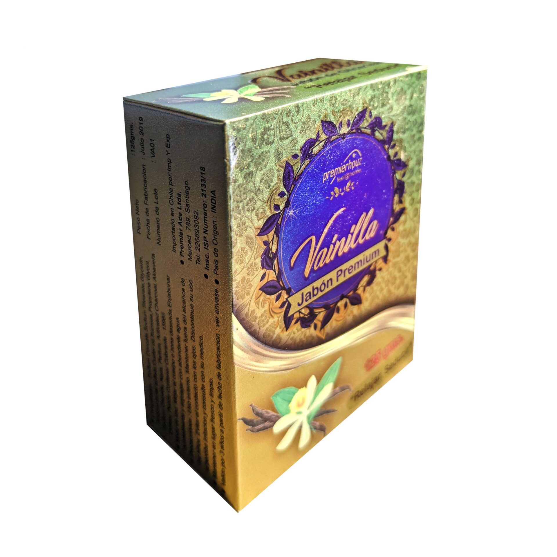 Jabón de Vainilla con glicerina 1 Jabón de Vainilla con glicerina