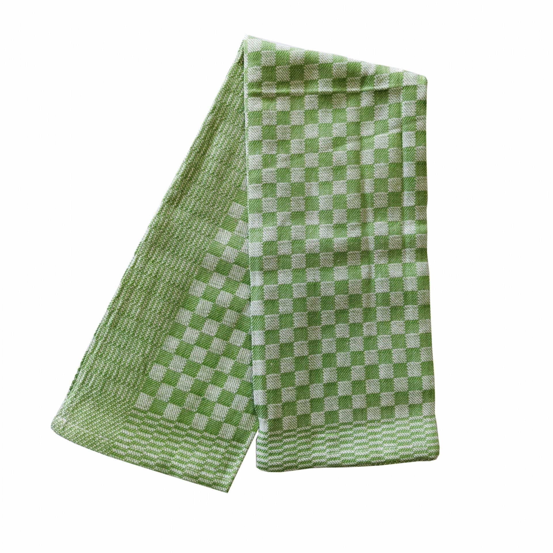 Paños de Cocina Verde Manzana de cuadritos - 12 unidades 1 Paños de Cocina Verde Manzana de cuadritos - 12 unidades