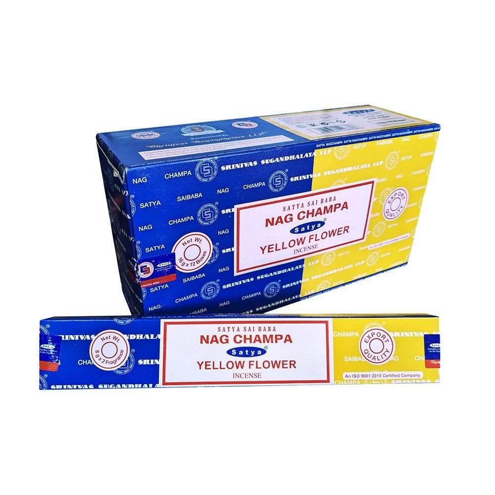 Incienso Nag Champa + Yellow Flower 1 Incienso Nag Champa + Yellow Flower