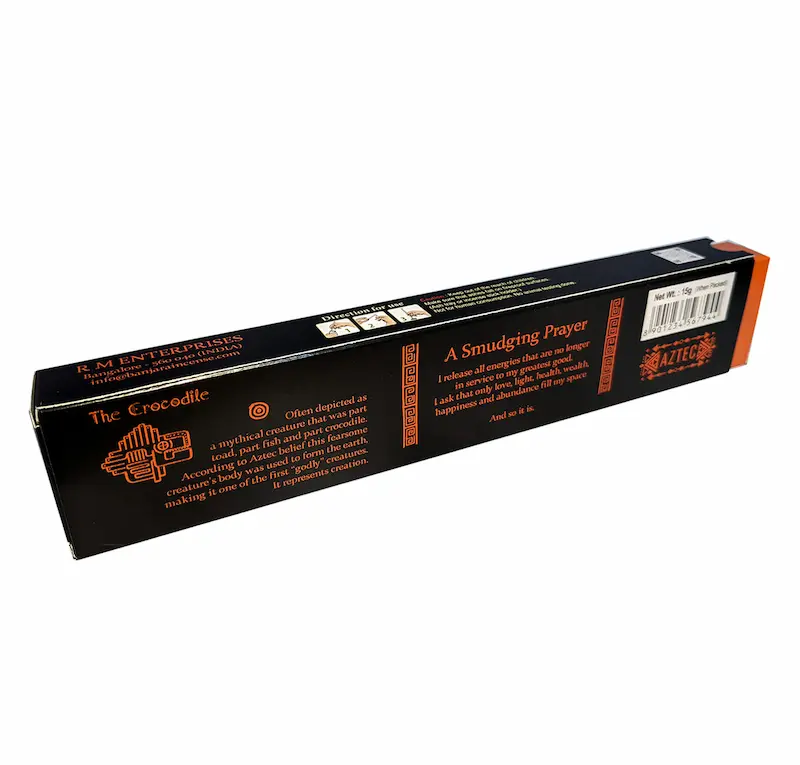Incienso de Canela - Banjara 3 Caja de 25 gramos del Incienso de Canela marca Banjara vista perspectiva