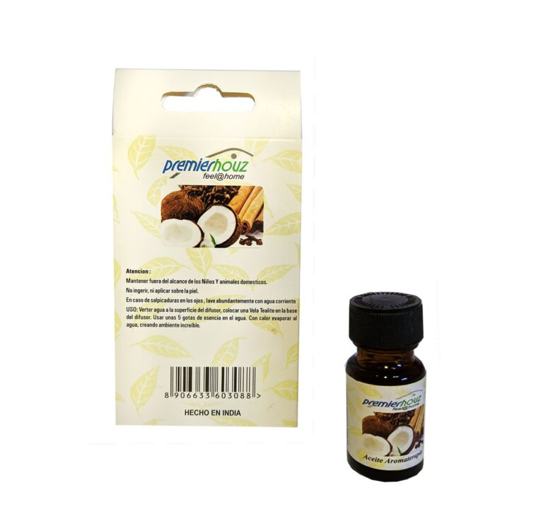 Coco Canela y Clavo. Aceite Aromaterapia Premierhouz 10ml 4 Coco Canela y Clavo. Aceite Aromaterapia Premierhouz 10ml