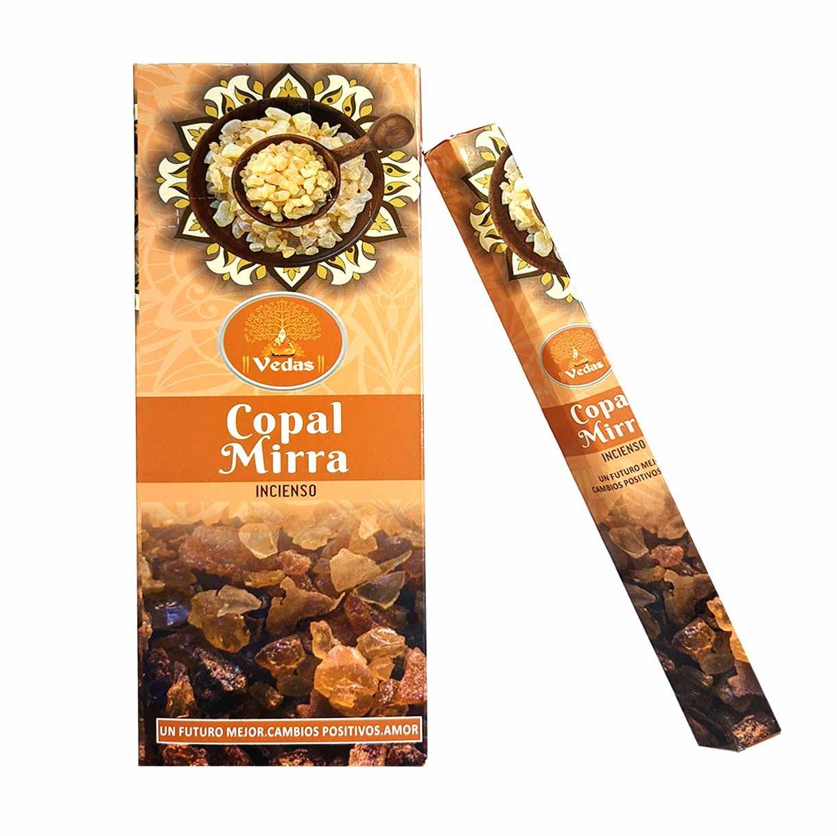 Incienso Copal Mirra Hex VEDAS 1 Incienso Copal Mirra Hex VEDAS