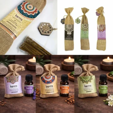 Inicio 3 Pack 3 Inciensos + 3 Aceites Linea Karma Surtidos