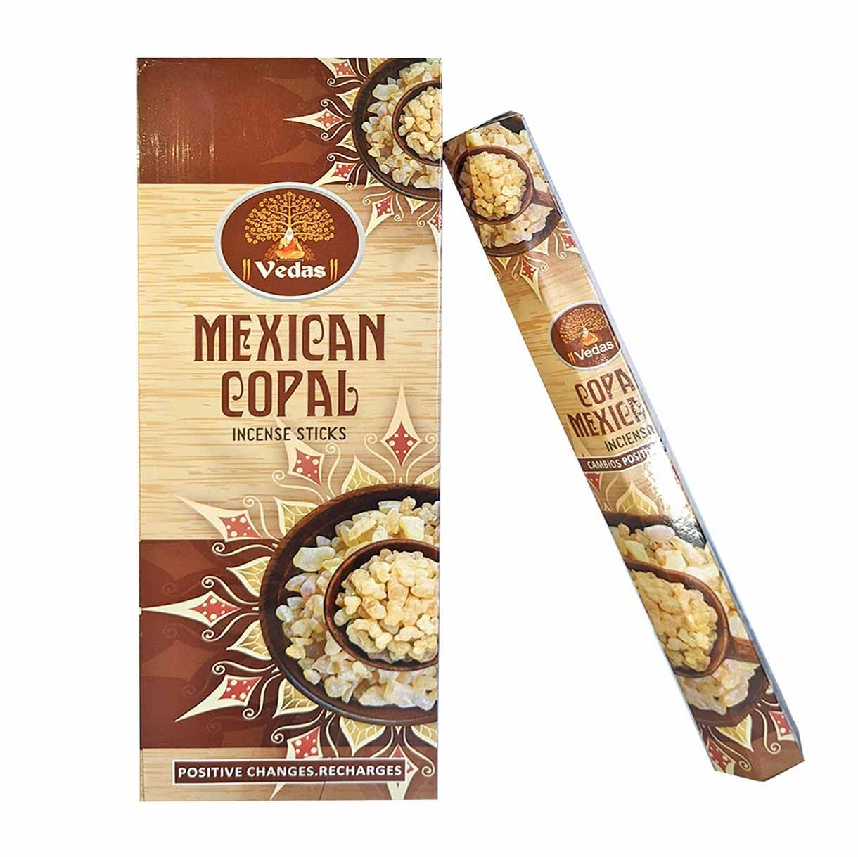 Incienso Copal Mexicano Hex VEDAS 1 Incienso Copal Mexicano Hex VEDAS
