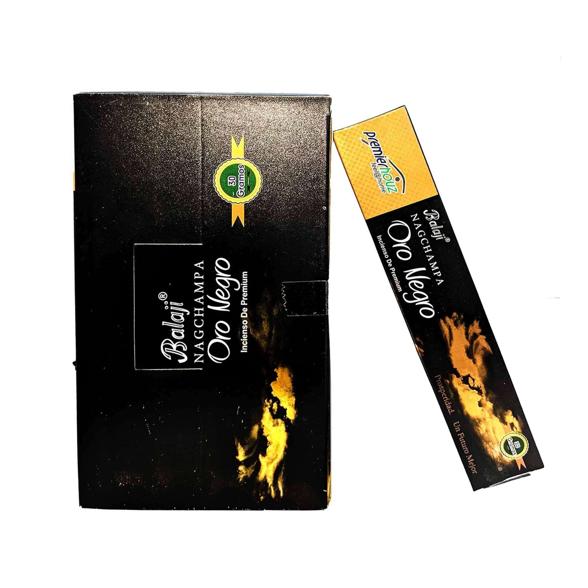 Incienso Nag champa Oro Negro 1 Incienso Nag champa Oro Negro