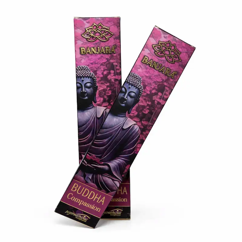 Incienso Buddha Compasión marca Banjara 3 Incienso Buddha Compasión marca Banjara - Imagen 3