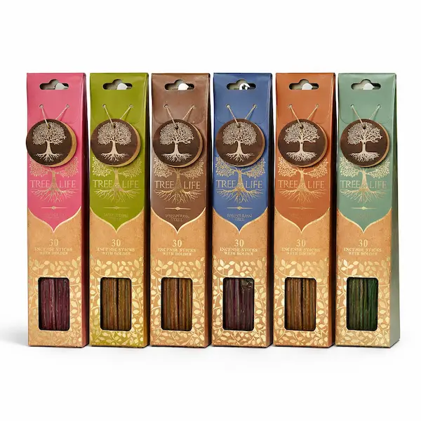 Pack de 6 Inciensos línea Árbol de Vida