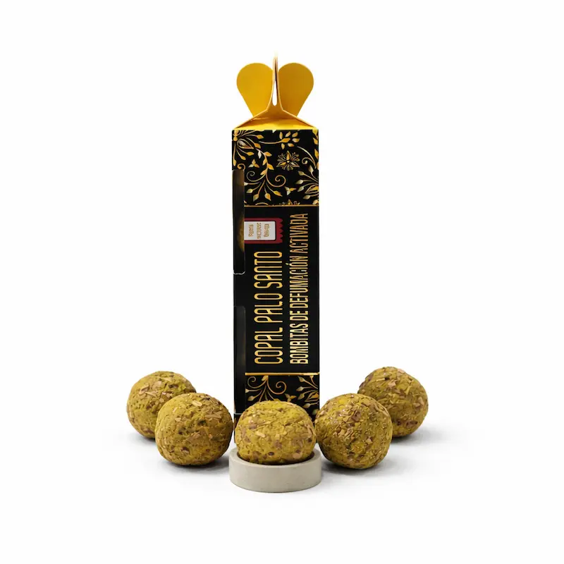 Bombitas de defumación Palo Santo marca Desi Vibes