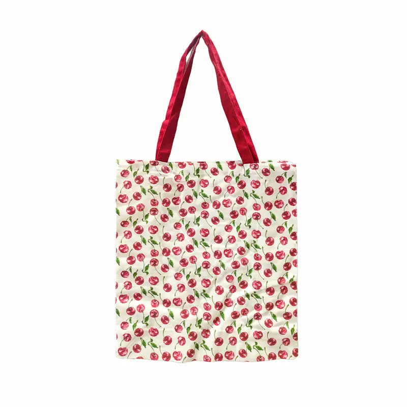 Bolso Tote de Tela Diseño Cereza
