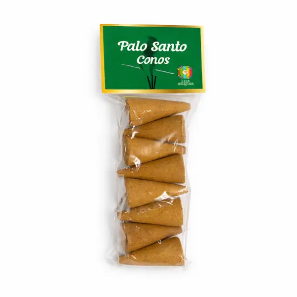 Incienso en Cono Palo Santo Natural tamaño jumbo