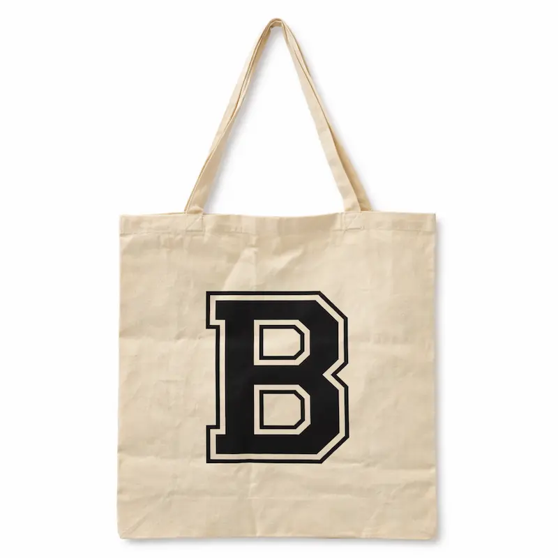 Bolso Tote de Tela Diseño Letra B