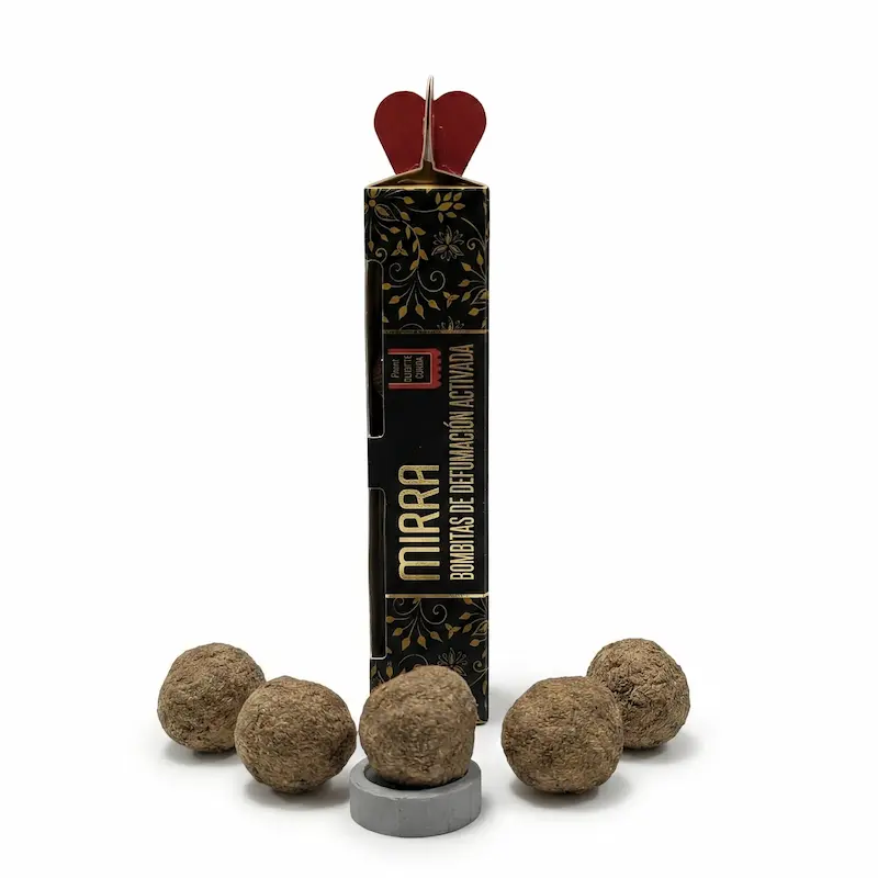 Bombitas de defumación Mirra marca Desi Vibes