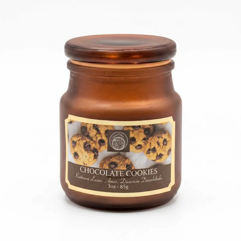 Vela Aromática Chocolate Cookies 85g – Aroma Dulce y Acogedor