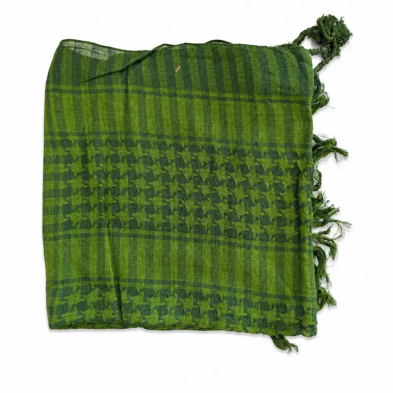 Pañuelo Palestino bufanda shemagh Verde Oliva