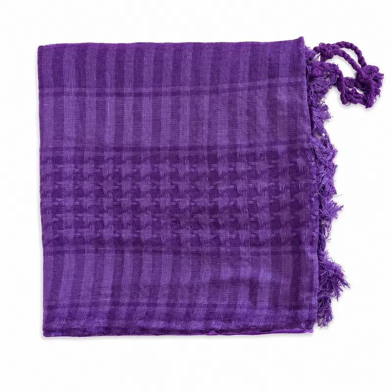 Pañuelo Palestino bufanda shemagh Morado