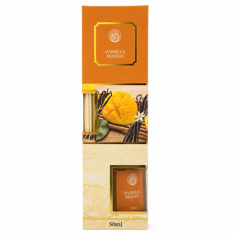 Difusor de Varillas Vainilla Mango 50ml Desi Vibes