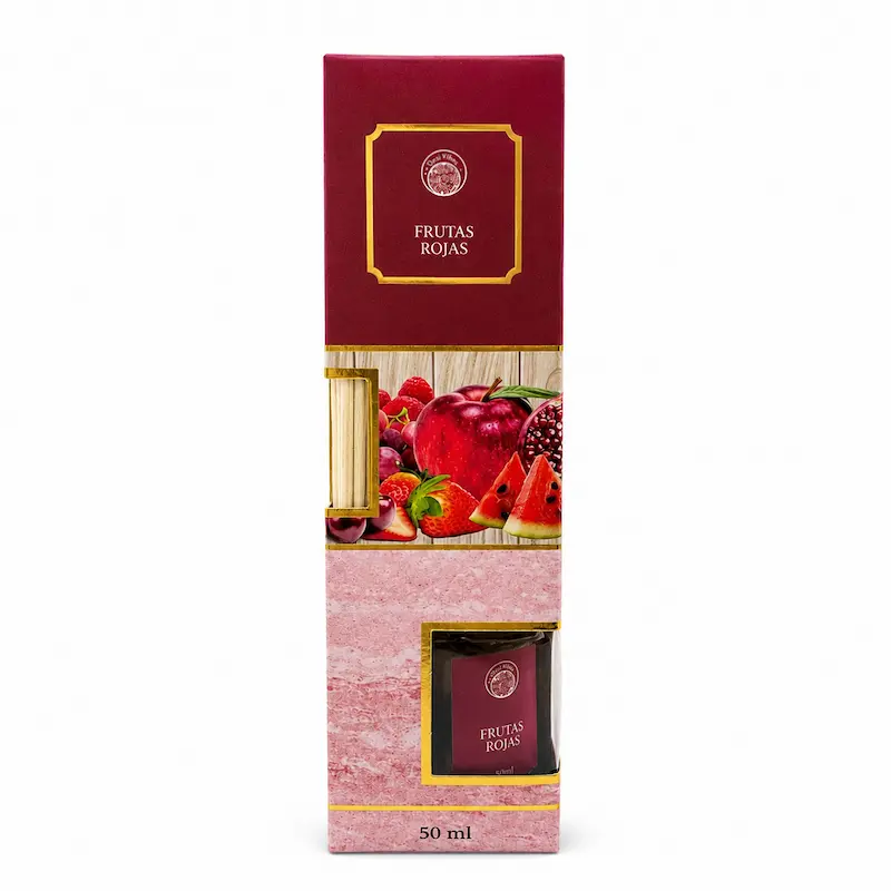 Difusor de Varillas Frutas Rojas 50ml Desi Vibes