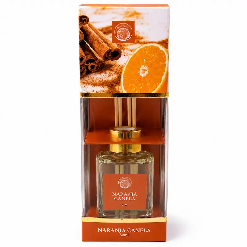 Difusor de Varillas Naranja Canela 30ml Desi Vibes 2 Difusor de Varillas Naranja Canela 30ml Desi Vibes