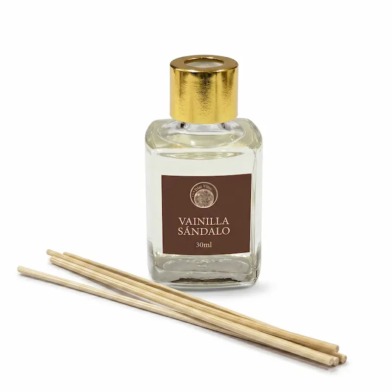 Difusor de Varillas Vainilla Sándalo 30ml Desi Vibes
