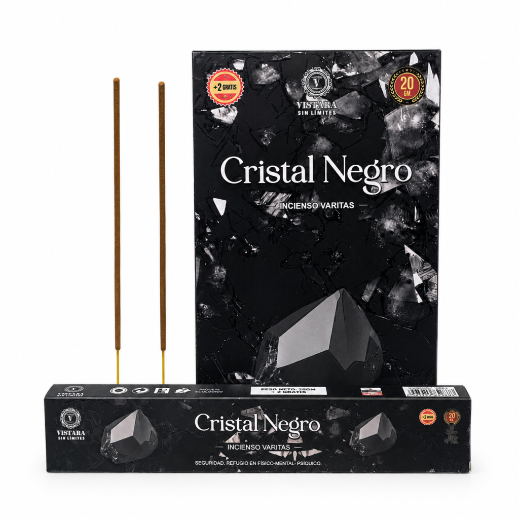 Incienso Cristal Negro Linea Vistara