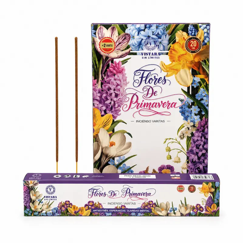 Incienso Flores de Primavera Linea Vistara