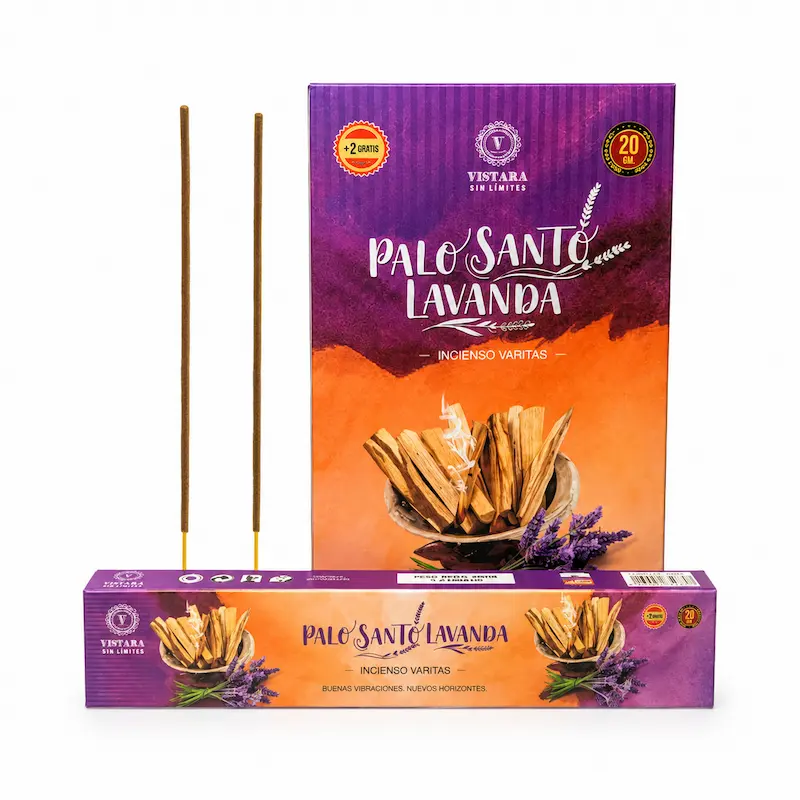 Incienso Palo Santo Lavanda Linea Vistara