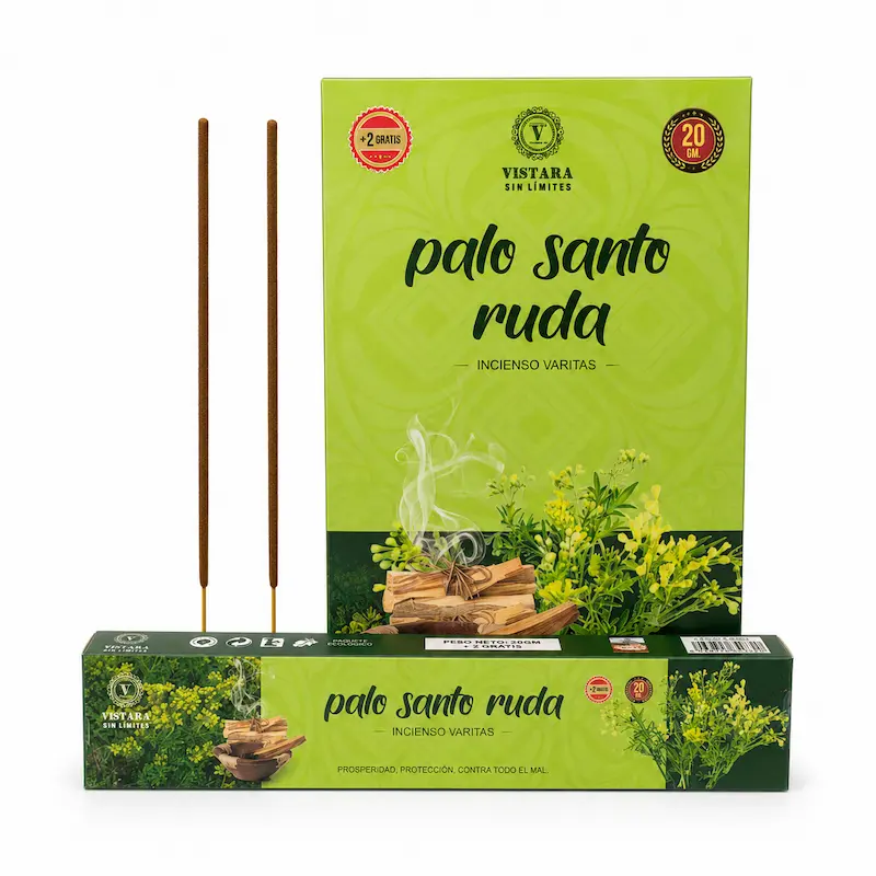 Incienso Palo Santo Ruda Linea Vistara