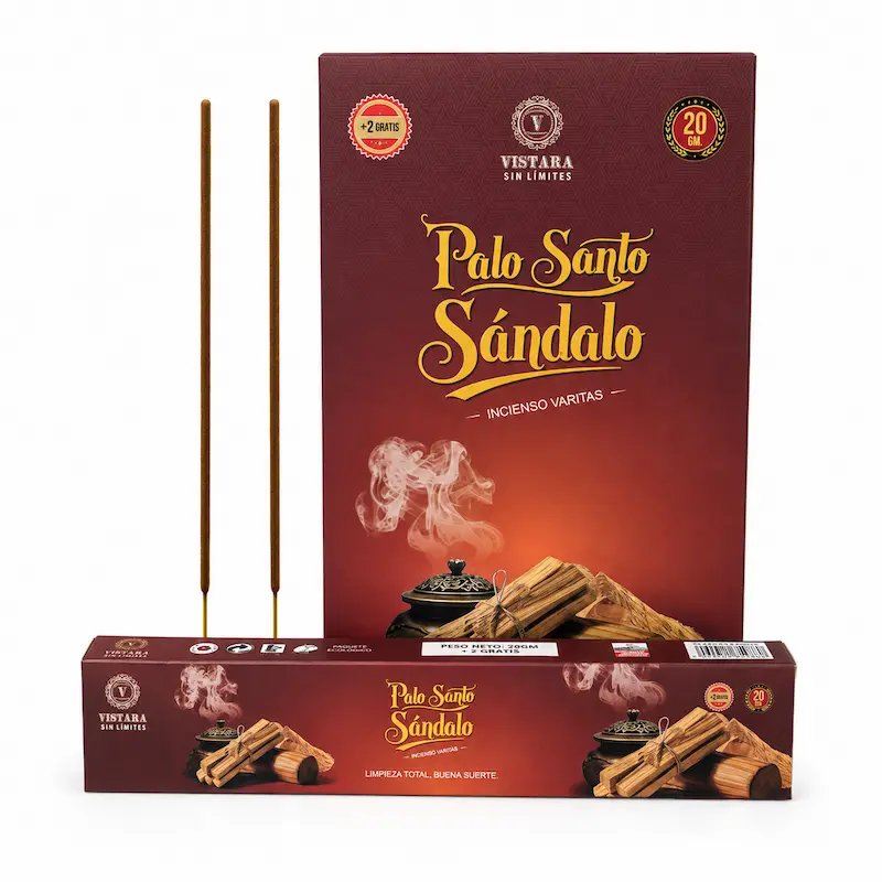 Incienso Palo Santo Sandalo Linea Vistara