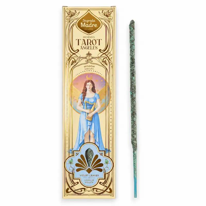 Incienso Sabiduría aroma Hojas de Violeta - Tarot Angeles Sagrada Madre
