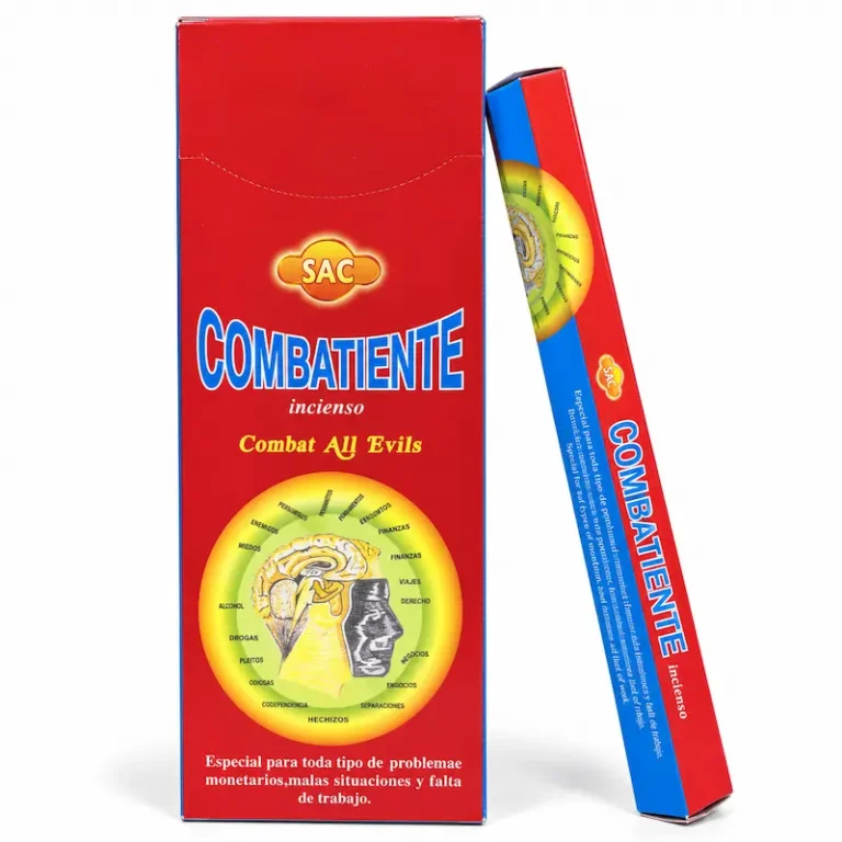 Cajas de incienso Combatiente en rojo y azul