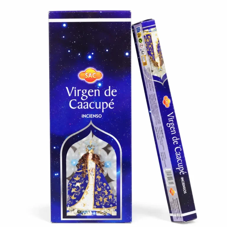 Incienso Virgen de Caacupe SAC Hexagonal Caja vista frontal