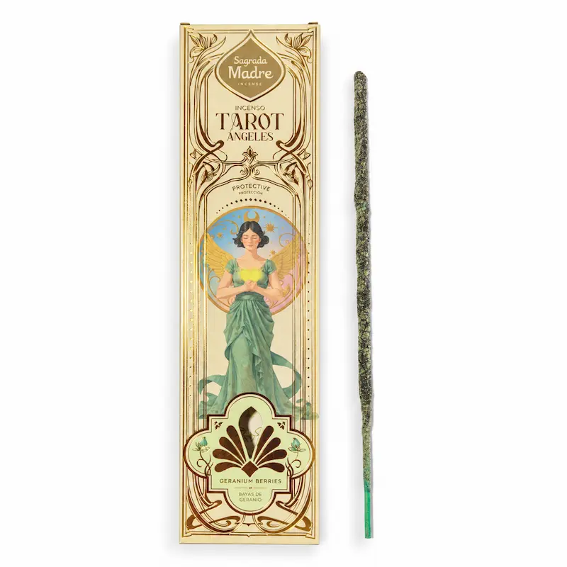 Incienso Protección aroma Bayas de Geranio - Tarot Angeles Sagrada Madre