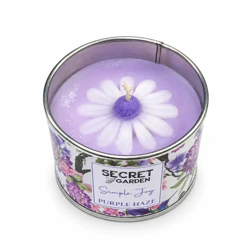 Vela aromática Purple Haze - Secret Garden 3 Vela aromática Purple Haze - Secret Garden