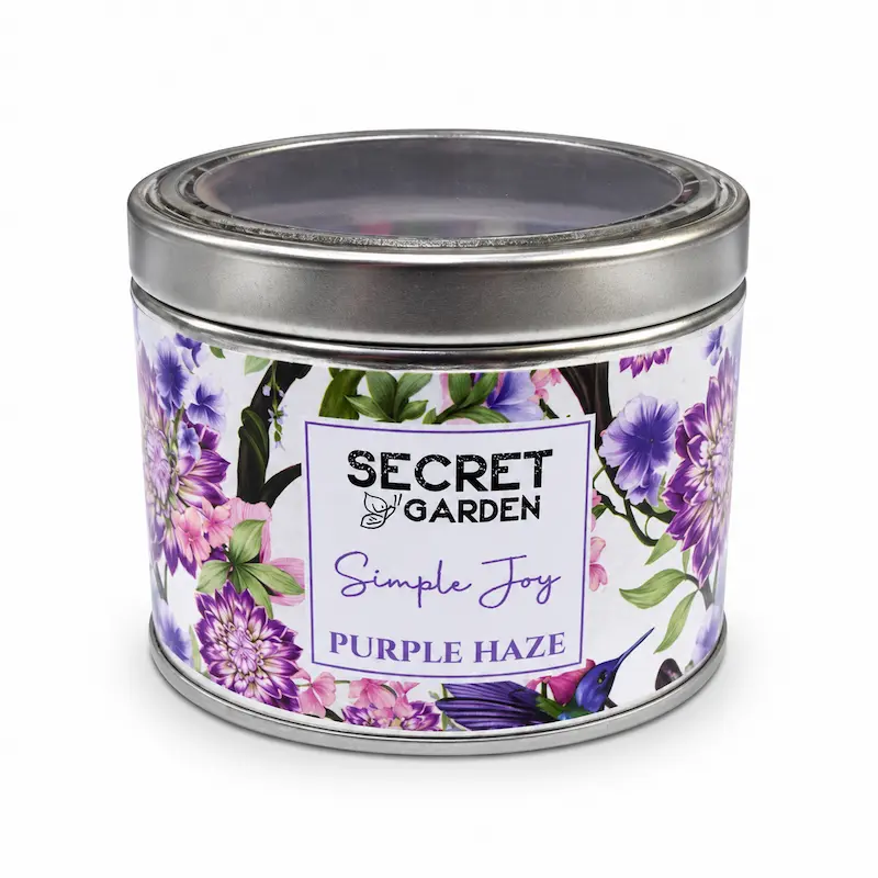 Vela aromática Purple Haze - Secret Garden 2 Vela aromática Purple Haze - Secret Garden